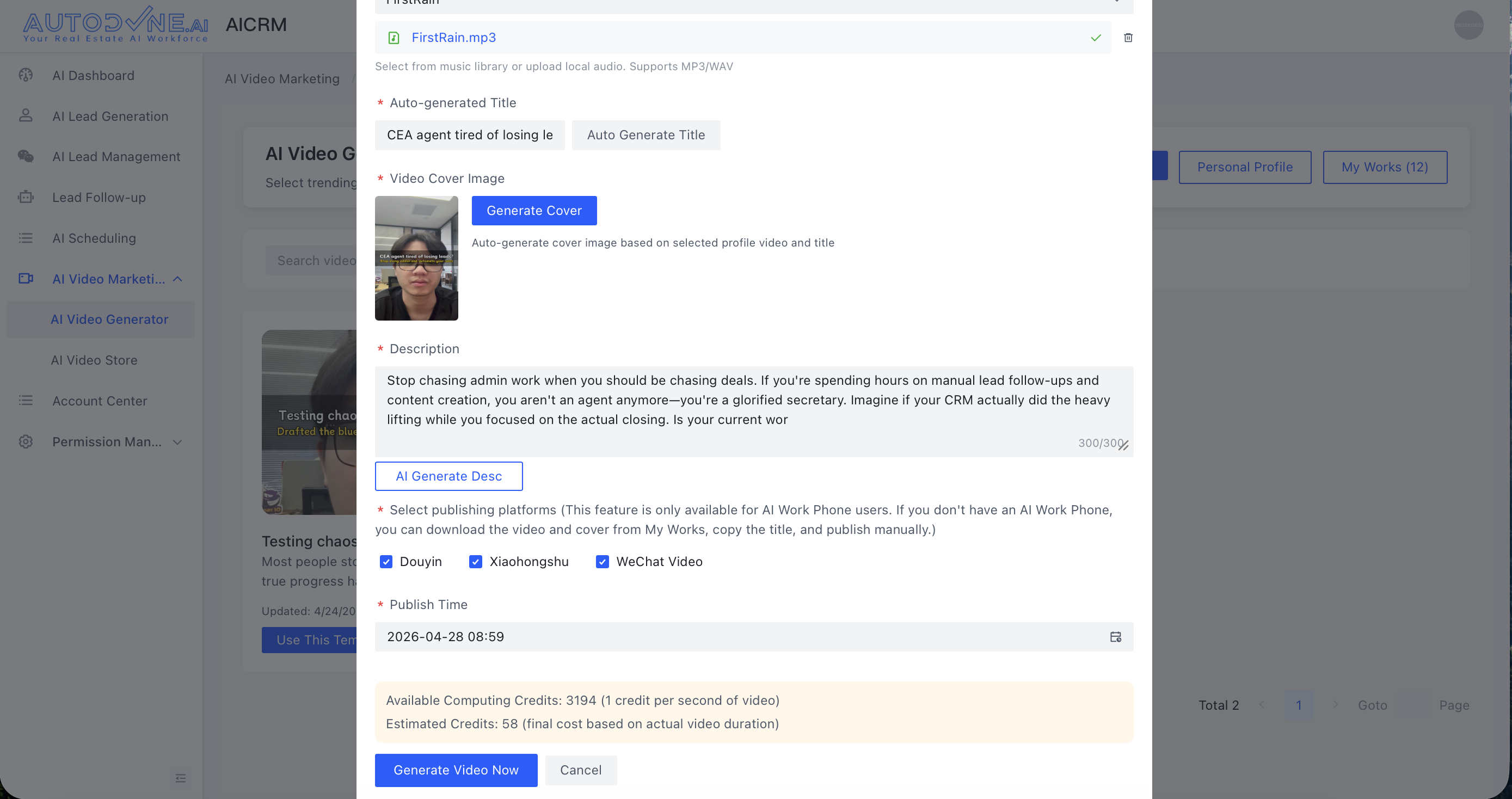 AI Video Generation